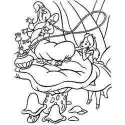 Dibujo para colorear: Alice in Wonderland (Películas de animación) #127942 - Dibujos para Colorear e Imprimir Gratis
