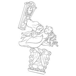 Dibujo para colorear: Alice in Wonderland (Películas de animación) #127959 - Dibujos para Colorear e Imprimir Gratis