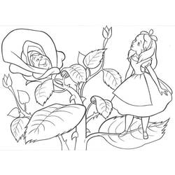 Dibujo para colorear: Alice in Wonderland (Películas de animación) #127962 - Dibujos para Colorear e Imprimir Gratis