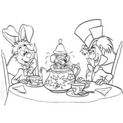 Dibujo para colorear: Alice in Wonderland (Películas de animación) #127983 - Dibujos para Colorear e Imprimir Gratis