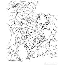 Dibujo para colorear: Alice in Wonderland (Películas de animación) #127984 - Dibujos para Colorear e Imprimir Gratis