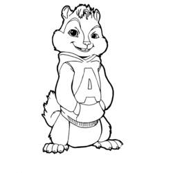 Dibujo para colorear: Alvin and the Chipmunks (Películas de animación) #128285 - Dibujos para Colorear e Imprimir Gratis