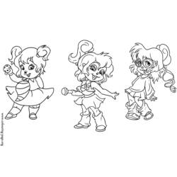 Dibujo para colorear: Alvin and the Chipmunks (Películas de animación) #128328 - Dibujos para Colorear e Imprimir Gratis