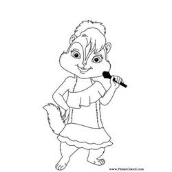 Dibujo para colorear: Alvin and the Chipmunks (Películas de animación) #128395 - Dibujos para Colorear e Imprimir Gratis