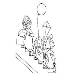 Dibujo para colorear: Alvin and the Chipmunks (Películas de animación) #128416 - Dibujos para Colorear e Imprimir Gratis