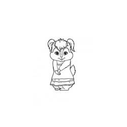Dibujo para colorear: Alvin and the Chipmunks (Películas de animación) #128453 - Dibujos para Colorear e Imprimir Gratis