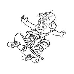 Dibujo para colorear: Alvin and the Chipmunks (Películas de animación) #128455 - Dibujos para Colorear e Imprimir Gratis