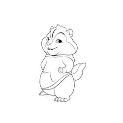 Dibujo para colorear: Alvin and the Chipmunks (Películas de animación) #128460 - Dibujos para Colorear e Imprimir Gratis
