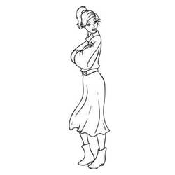 Dibujo para colorear: Anastasia (Películas de animación) #32807 - Dibujos para Colorear e Imprimir Gratis