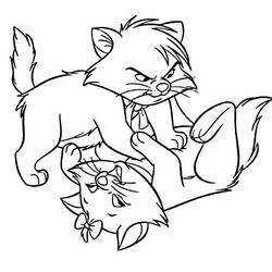 Dibujo para colorear: Aristocats (Películas de animación) #26854 - Dibujos para Colorear e Imprimir Gratis