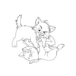 Dibujo para colorear: Aristocats (Películas de animación) #26873 - Dibujos para Colorear e Imprimir Gratis