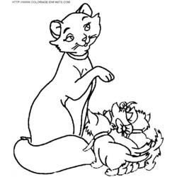 Dibujo para colorear: Aristocats (Películas de animación) #26876 - Dibujos para Colorear e Imprimir Gratis