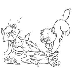 Dibujo para colorear: Aristocats (Películas de animación) #26883 - Dibujos para Colorear e Imprimir Gratis