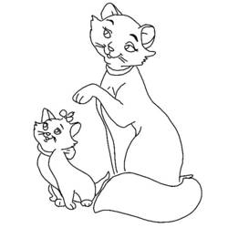 Dibujo para colorear: Aristocats (Películas de animación) #26893 - Dibujos para Colorear e Imprimir Gratis