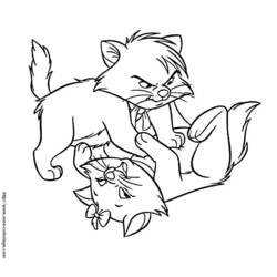 Dibujo para colorear: Aristocats (Películas de animación) #26909 - Dibujos para Colorear e Imprimir Gratis