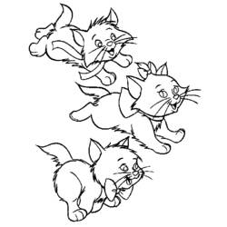 Dibujo para colorear: Aristocats (Películas de animación) #26919 - Dibujos para Colorear e Imprimir Gratis