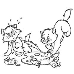 Dibujo para colorear: Aristocats (Películas de animación) #26924 - Dibujos para Colorear e Imprimir Gratis