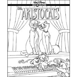 Dibujo para colorear: Aristocats (Películas de animación) #26962 - Dibujos para Colorear e Imprimir Gratis