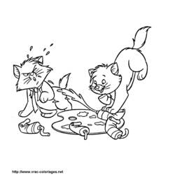 Dibujo para colorear: Aristocats (Películas de animación) #26968 - Dibujos para Colorear e Imprimir Gratis