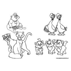 Dibujo para colorear: Aristocats (Películas de animación) #26991 - Dibujos para Colorear e Imprimir Gratis