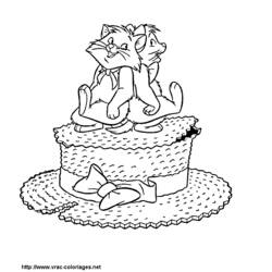Dibujo para colorear: Aristocats (Películas de animación) #26999 - Dibujos para Colorear e Imprimir Gratis
