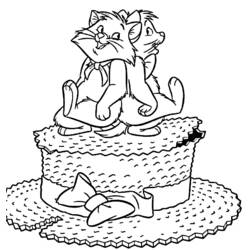Dibujo para colorear: Aristocats (Películas de animación) #27001 - Dibujos para Colorear e Imprimir Gratis
