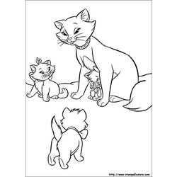 Dibujo para colorear: Aristocats (Películas de animación) #27002 - Dibujos para Colorear e Imprimir Gratis