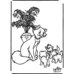 Dibujo para colorear: Aristocats (Películas de animación) #27016 - Dibujos para Colorear e Imprimir Gratis