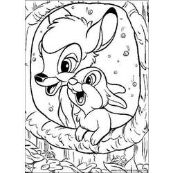 Dibujo para colorear: Bambi (Películas de animación) #128518 - Dibujos para Colorear e Imprimir Gratis