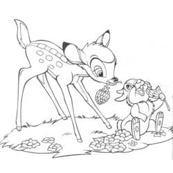 Dibujo para colorear: Bambi (Películas de animación) #128560 - Dibujos para Colorear e Imprimir Gratis