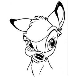 Dibujo para colorear: Bambi (Películas de animación) #128561 - Dibujos para Colorear e Imprimir Gratis