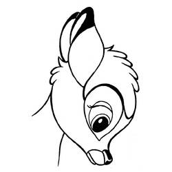 Dibujo para colorear: Bambi (Películas de animación) #128609 - Dibujos para Colorear e Imprimir Gratis