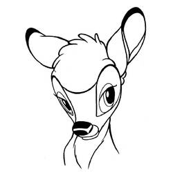 Dibujo para colorear: Bambi (Películas de animación) #128614 - Dibujos para Colorear e Imprimir Gratis
