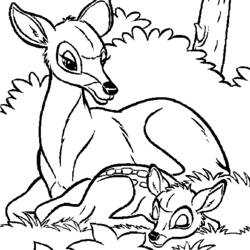 Dibujo para colorear: Bambi (Películas de animación) #128656 - Dibujos para Colorear e Imprimir Gratis