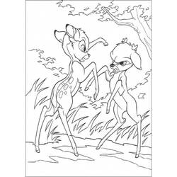 Dibujo para colorear: Bambi (Películas de animación) #128663 - Dibujos para Colorear e Imprimir Gratis