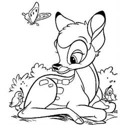 Dibujo para colorear: Bambi (Películas de animación) #128671 - Dibujos para Colorear e Imprimir Gratis