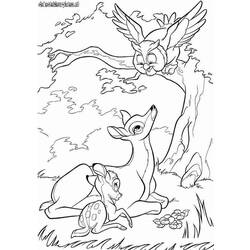 Dibujo para colorear: Bambi (Películas de animación) #128704 - Dibujos para Colorear e Imprimir Gratis