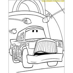 Dibujo para colorear: Cars (Películas de animación) #132679 - Dibujos para Colorear e Imprimir Gratis