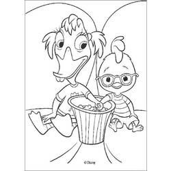 Dibujo para colorear: Chicken Little (Películas de animación) #72640 - Dibujos para Colorear e Imprimir Gratis