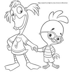 Dibujo para colorear: Chicken Little (Películas de animación) #72695 - Dibujos para Colorear e Imprimir Gratis