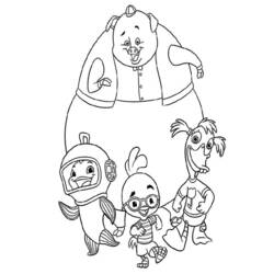 Dibujo para colorear: Chicken Little (Películas de animación) #72958 - Dibujos para Colorear e Imprimir Gratis