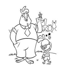 Dibujo para colorear: Chicken Little (Películas de animación) #72962 - Dibujos para Colorear e Imprimir Gratis