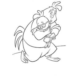 Dibujo para colorear: Chicken Little (Películas de animación) #73002 - Dibujos para Colorear e Imprimir Gratis
