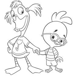 Dibujo para colorear: Chicken Little (Películas de animación) #73098 - Dibujos para Colorear e Imprimir Gratis