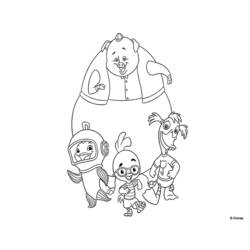 Dibujo para colorear: Chicken Little (Películas de animación) #73247 - Dibujos para Colorear e Imprimir Gratis