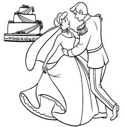 Dibujo para colorear: Cinderella (Películas de animación) #129482 - Dibujos para Colorear e Imprimir Gratis