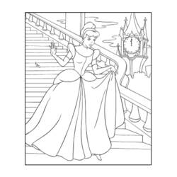 Dibujo para colorear: Cinderella (Películas de animación) #129483 - Dibujos para Colorear e Imprimir Gratis