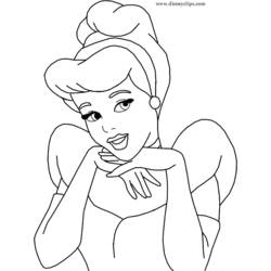 Dibujo para colorear: Cinderella (Películas de animación) #129495 - Dibujos para Colorear e Imprimir Gratis