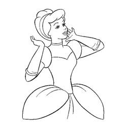 Dibujo para colorear: Cinderella (Películas de animación) #129507 - Dibujos para Colorear e Imprimir Gratis