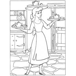 Dibujo para colorear: Cinderella (Películas de animación) #129528 - Dibujos para Colorear e Imprimir Gratis
